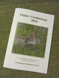 Faglar i Vastblekinge 2014